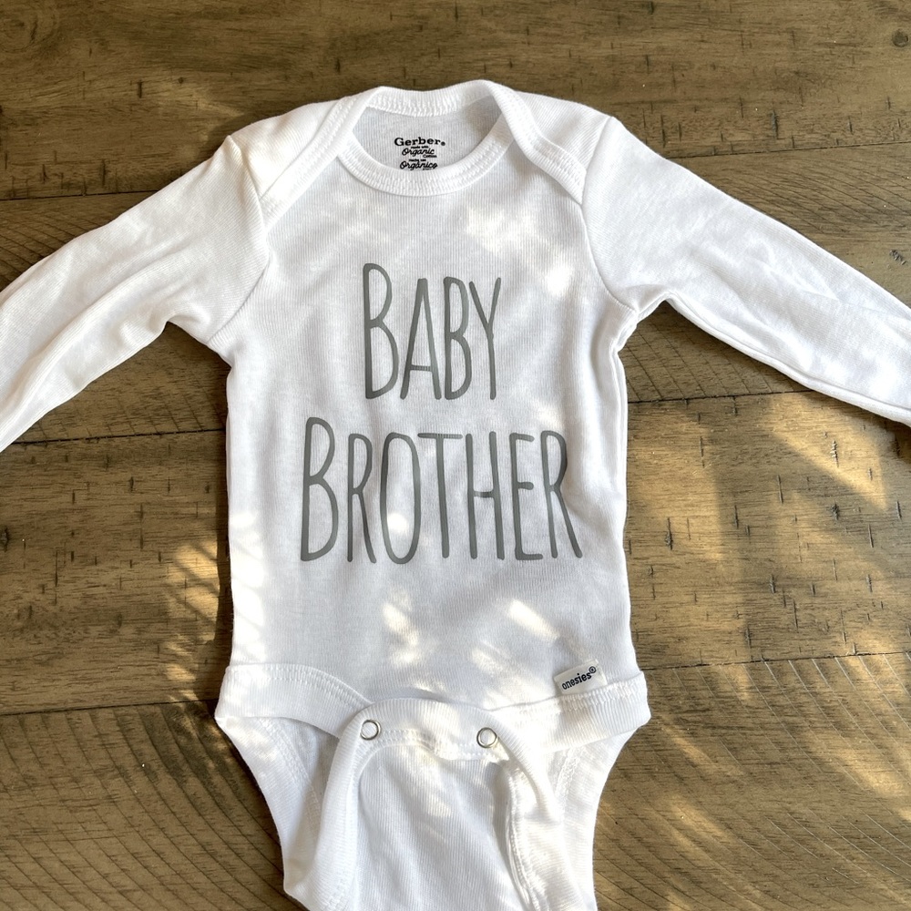 Newborn coming home onesie